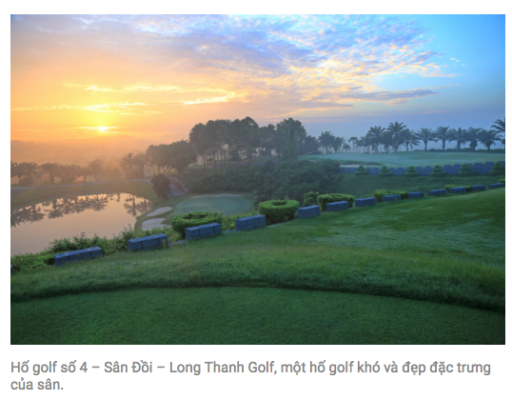 Sân golf Long Thành lọt vào top 10 'Sân golf hàng đầu Việt Nam 2018'