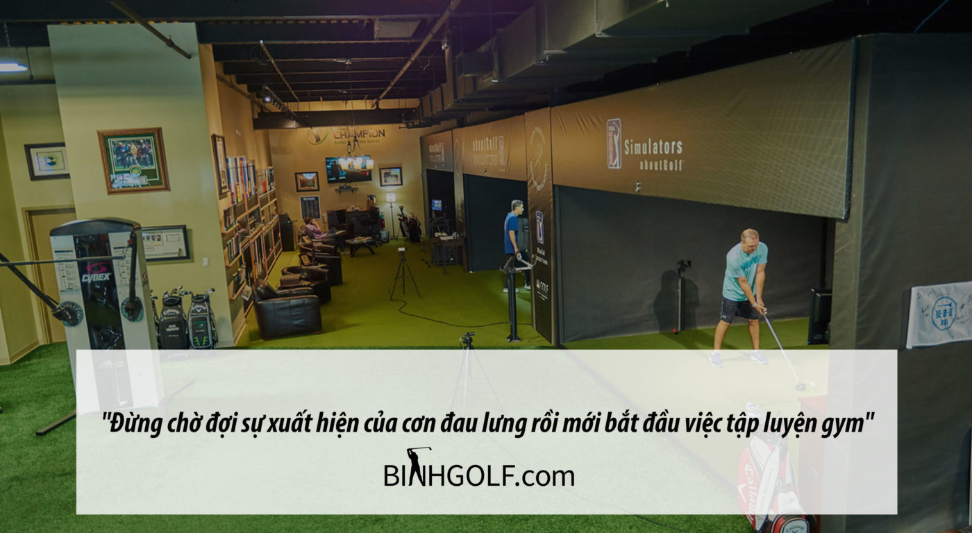 Các bài tập gym bổ trợ cho người chơi golf