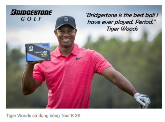 Bóng golf Tour B của Bridgestone tại sao được golfer nổi tiếng ưa chuộng?