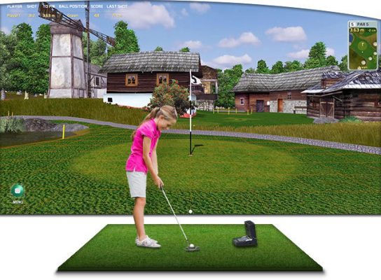 Giá phòng tập chơi golf 3d trong nhà bao nhiêu? I BinhGolf.com
