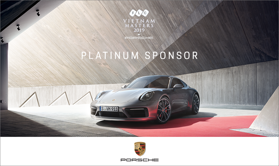 Hãng Xe hơi Porsche Nhà Tài Trợ Bạch Kim Giải Golf FLC VIETNAM MASTER 2019