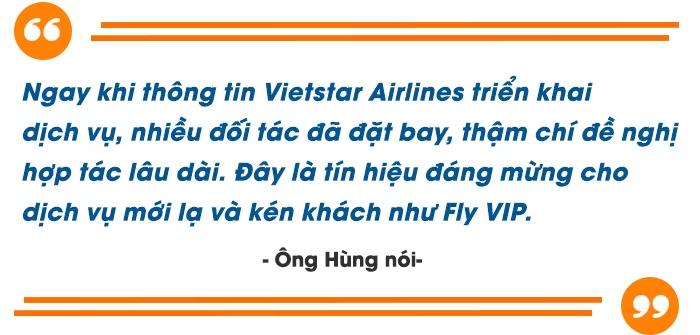 Vietstar Airlines ra mắt dịch vụ máy bay phản lực thương gia VIP đầu tiên