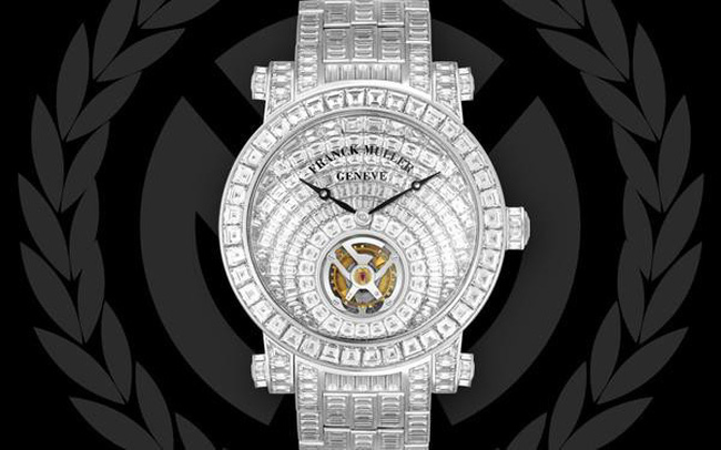 Đồng Hồ Franck Muller Tourbillon Invisible Set Baguette Diamonds trị giá 30 tỷ đồng