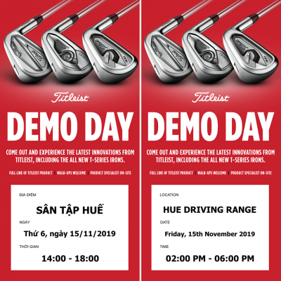 Hãng Bộ Gậy Golf Titleist Tổ Chức Demo Day Tại Sân Tập Golf Huế